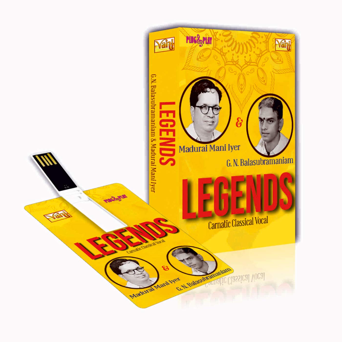 LEGENDSf LEGENDS - MADURAI MANI IYER & G.N. BALASUBRAMANIAM - Image 1